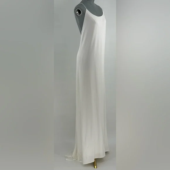 🆕 RAT & BOA 🧿 NWOT Amora Back Draped Jersey Dress, White - Sz M - Picture 4 of 16